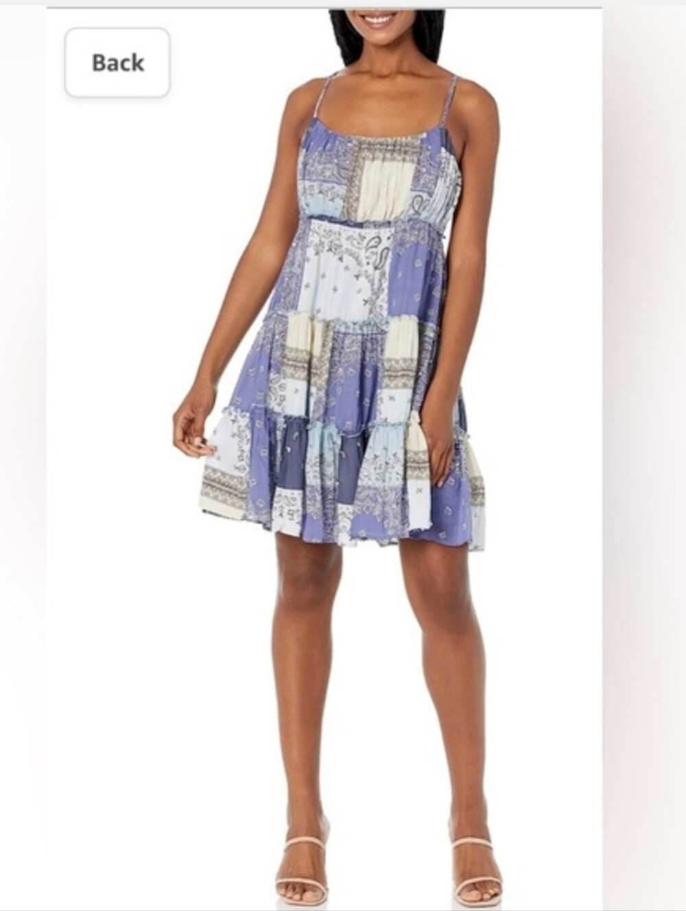 Lucky Brand Patchwork Mini Dress Medium